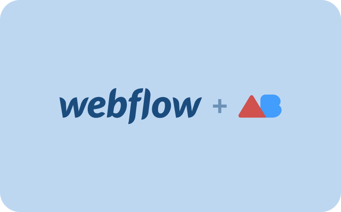 AB testing with Webflow